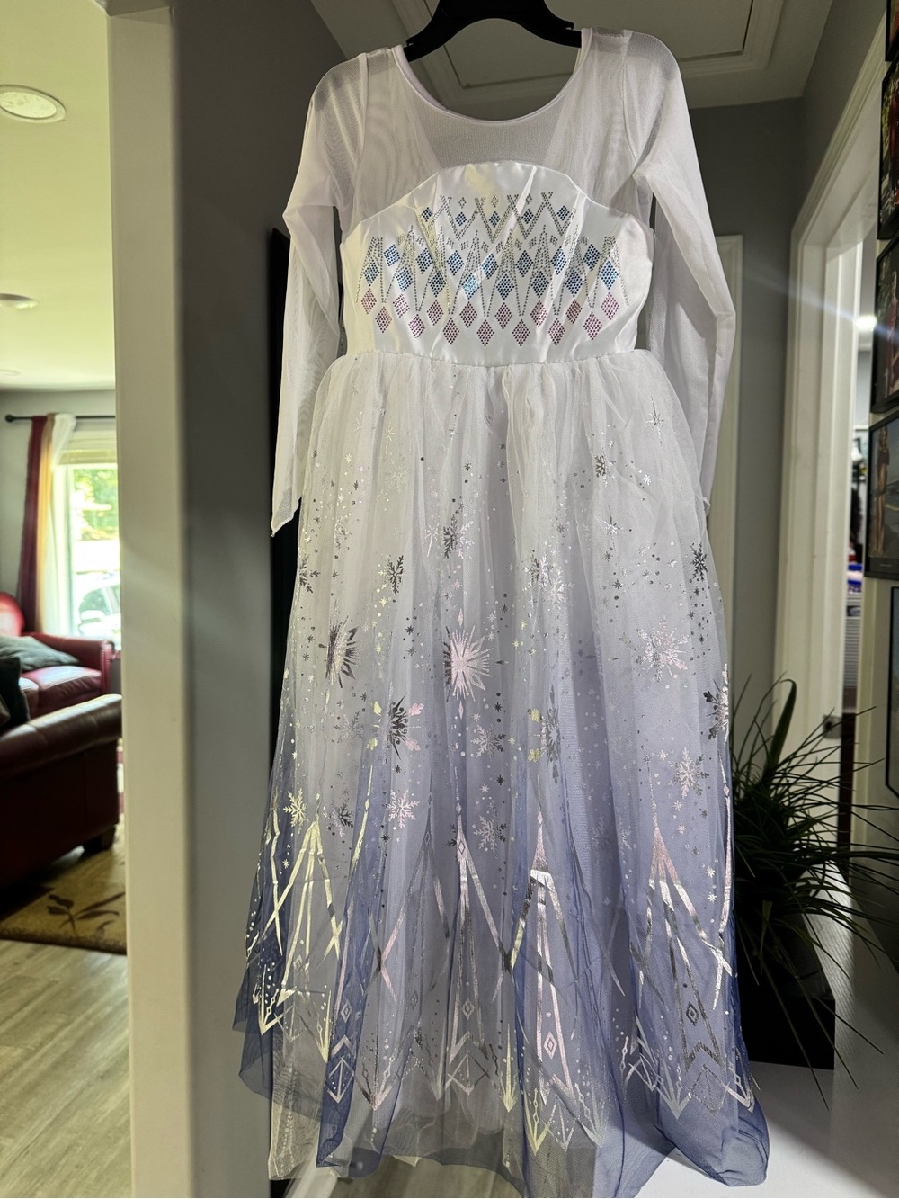Disney Elsa  Sparkle Princess Costume Dress for Kids